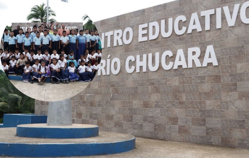 Meduca concluye construcción y rehabilitación de aulas y nuevos espacios en escuelas Río Chucurá y Punta Escondida. Foto: Cortesía