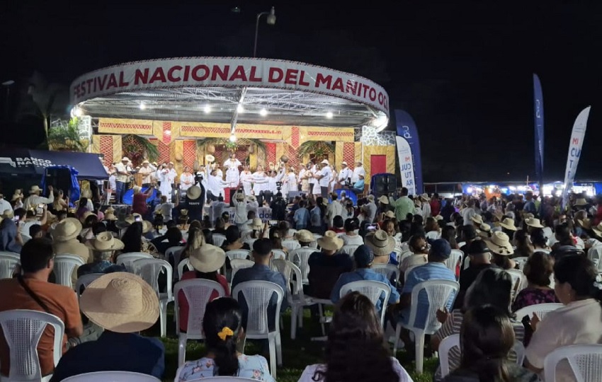 Esta fiesta del Manito representa las costumbres y tradiciones del ocueño y significa también un gran apoyo a la golpeada economía local. Foto. Thays Domínguez