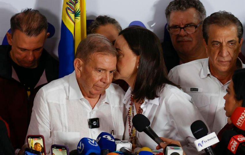El excandidato presidencial opositor Edmudo González Urrutia. Foto:EFE
