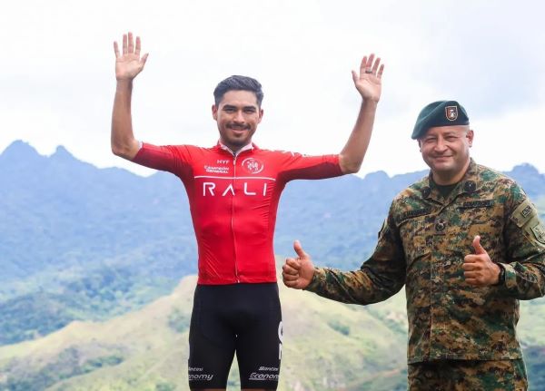 Gabriel Rojas recuperó la camiseta de líder del Tour de Panamá. Foto: Fepaci