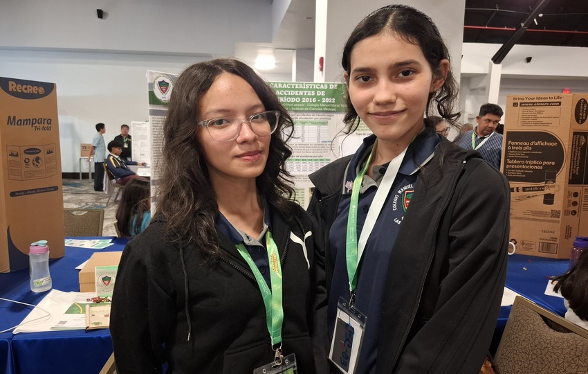 Las estudiantes Anier Ríos y Daniela Nieto lideraron la investigación. Foto: Cortesía Las estudiantes Anier Ríos y Daniela Nieto lideraron la investigación. Foto: Cortesía