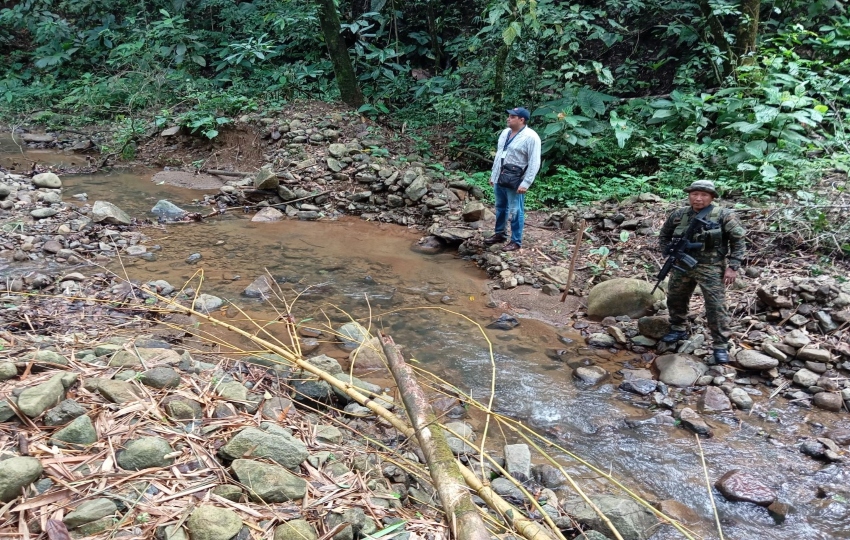 Investigan delito ambiental en Quebrada La Bonga Investigan delito ambiental en Quebrada La Bonga