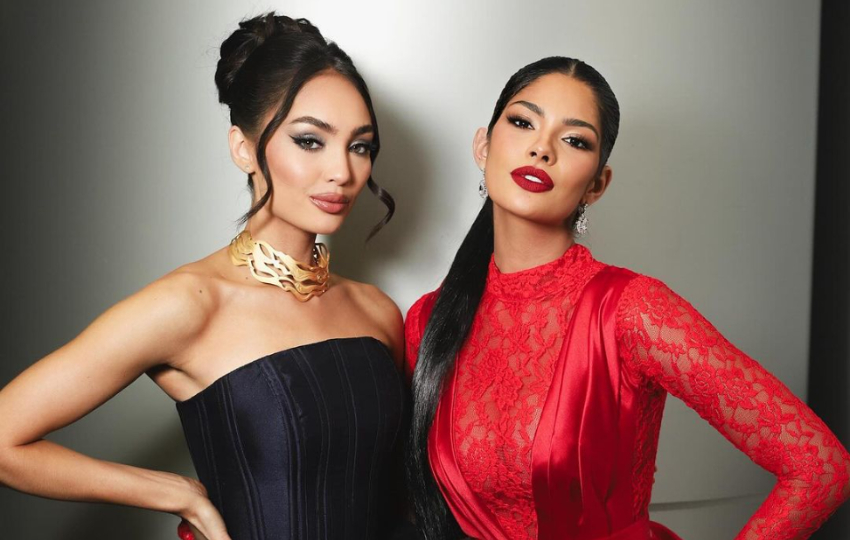 R’Boney Gabriel y Sheynnis Palacios. Foto: Instagram / @missuniverse R’Boney Gabriel y Sheynnis Palacios. Foto: Instagram / @missuniverse