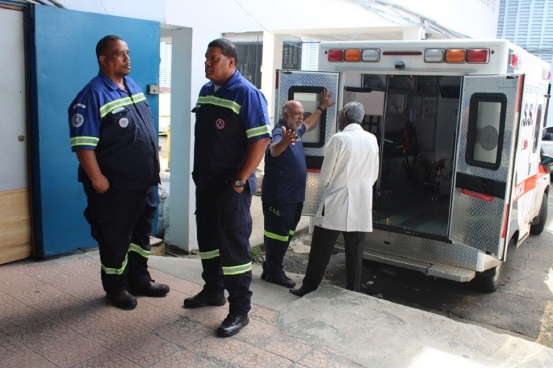 , Con la ambulancia, se garantiza el traslado más oportuno de los pacientes. Foto: Diómedes Sánchez 
