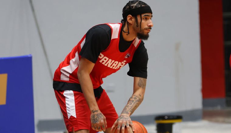 Jhivvan Jackson, jugador de Panamá. Foto: Fepaba