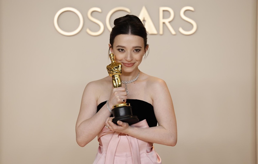 Mikey Madison, ganadora del Óscar a mejor actriz protagonista por 'Anora'. Foto: EFE