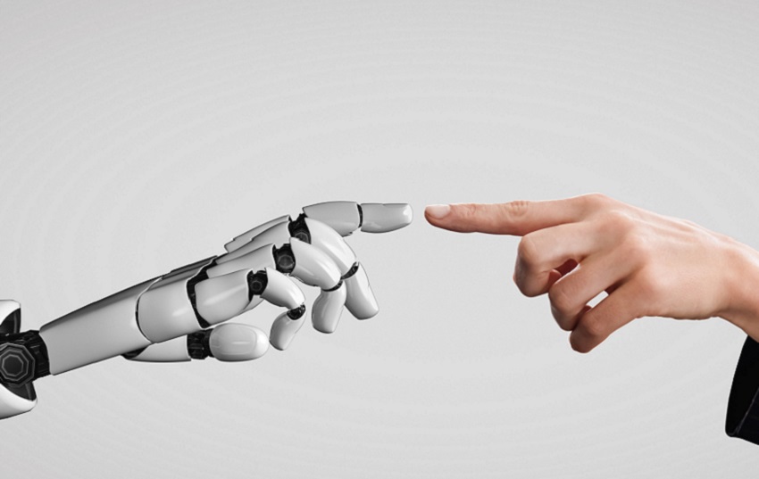 Los robots, tanto físicos como virtuales (chatbots), y las personas de carne y hueso se acercan cada vez más. Foto: Summit Art Creations-Shutterstock, facilitada por Journalistic.org.