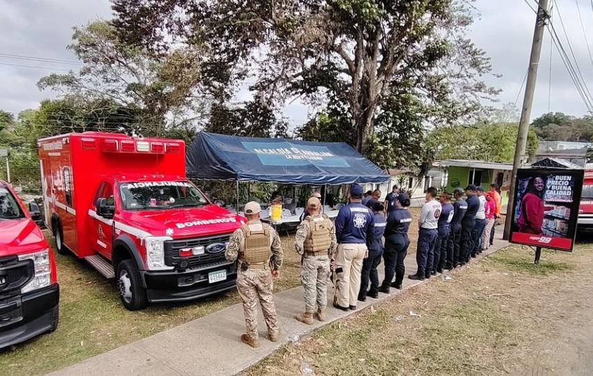 Puesto de Comando. Foto: Cortesía / Cuerpo de Bomberos