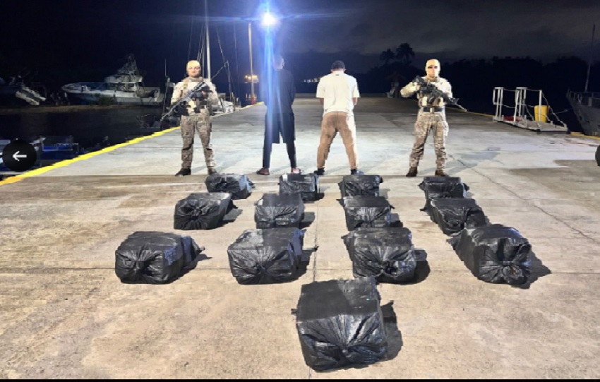Según  datos del Senan a la fecha se han logrado incautar unos 18,978 paquetes de droga. Foto. Senan
