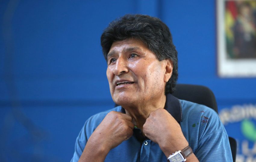 Evo Morales, expresidente de Bolivia. Foto: EFE