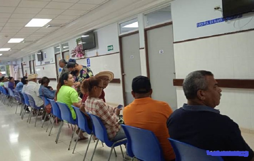 En las instalaciones de la provincia de Coclé los pacientes fueron atendidos. Foto. Cortesía