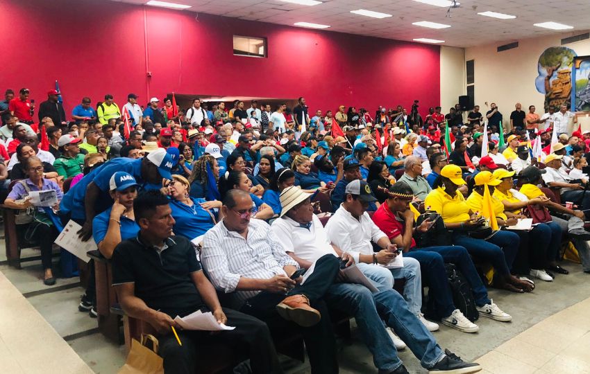 Concentración de grupos protestantes. Foto: Cortesía