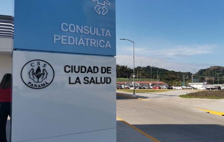 La niña se encuentra en la Ciudad de la Salud. Foto: Cortesía