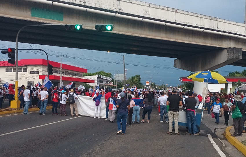 Las protestas se intensificarán a lo largo de esta semana. Foto. Melquíades Vásquez