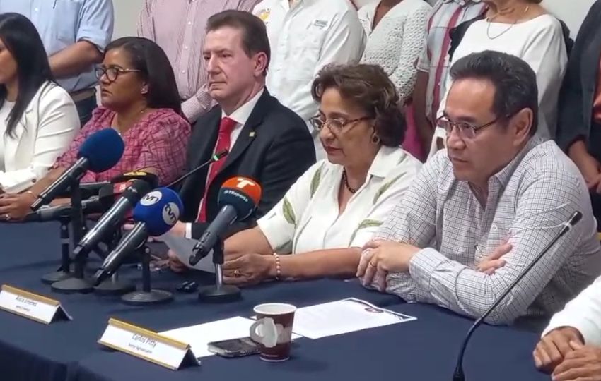 La conferencia de prensa se realizó en el Sindicato de Industriales de Panamá.
