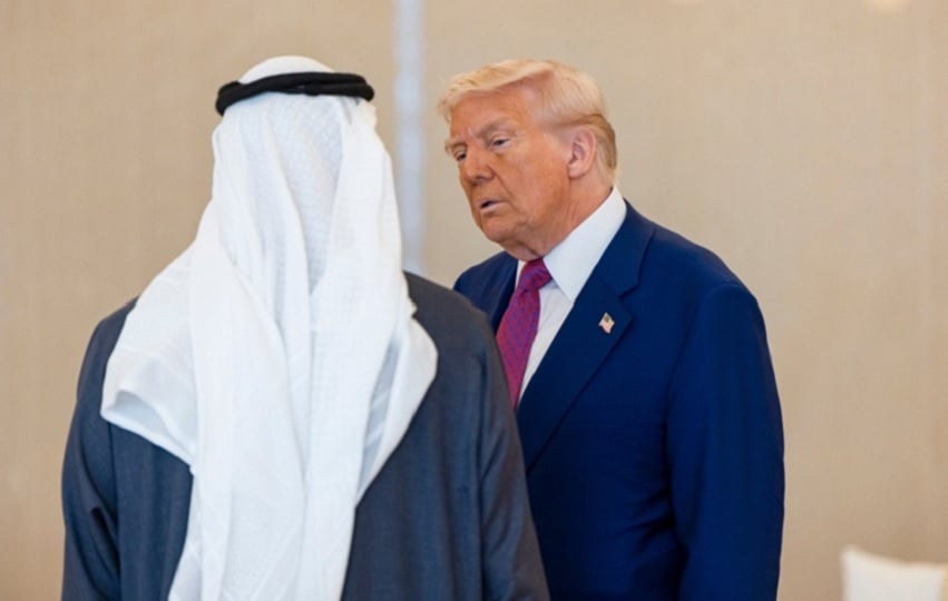 Donald Trump en Abu Dabi. EFE