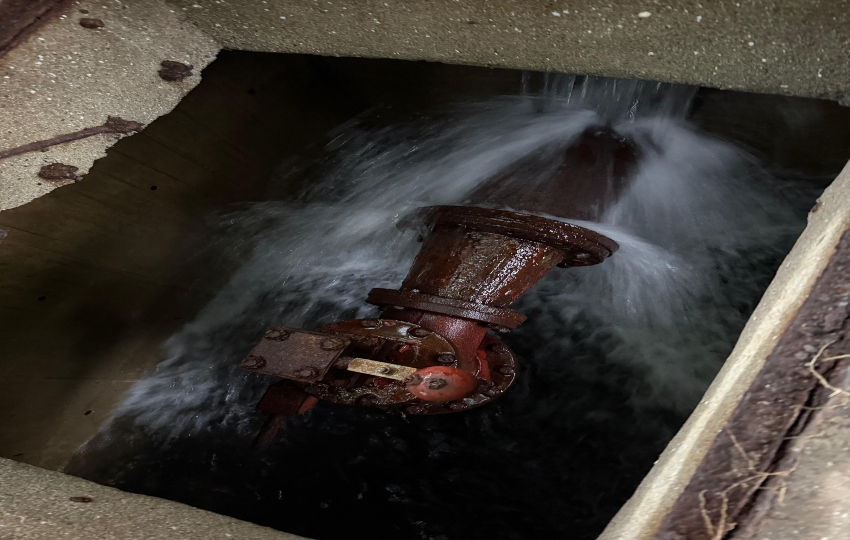 Daño afectará el suministro de agua potable. Foto: Cortesía