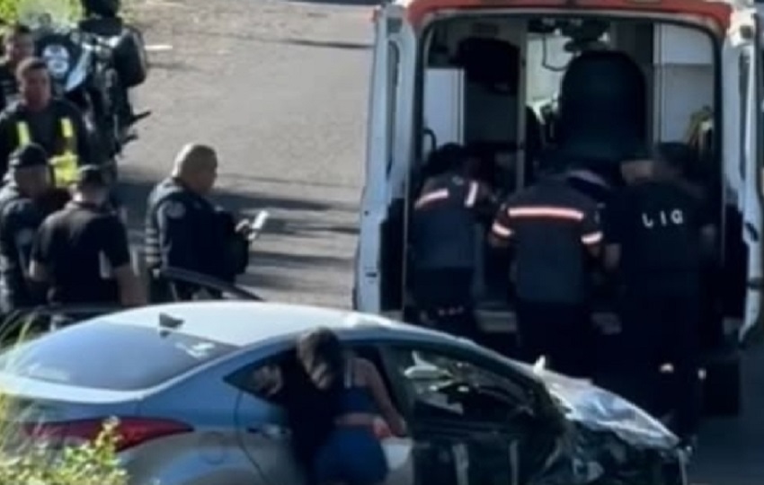 Todos los implicados en este accidente de tránsito fueron trasladados a centros hospitalarios.