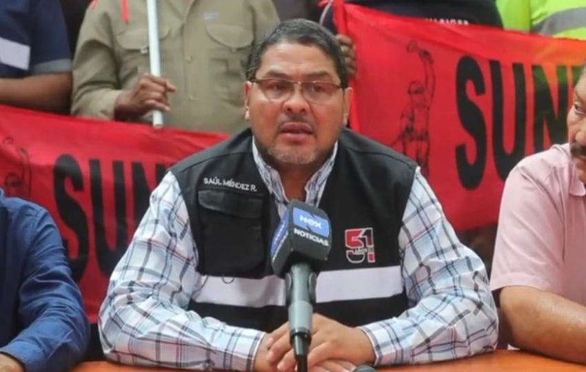 Saúl Méndez, secretario del Suntracs. Foto: Archivo