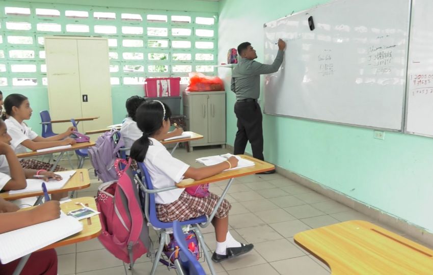 Algunos docentes no atendieron el llamado de paro de labores. Foto. Cortesía