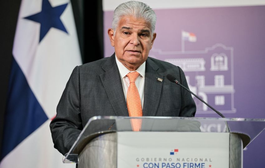 José Raúl Mulino, presidente de la República. Foto. Cortesía