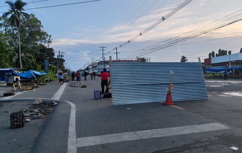 Cierres a lo interno de la provincia. Foto: Cortesía