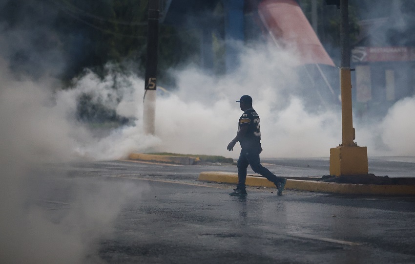 Manifestaciones en la provincia de Veraguas. Foto: EFE