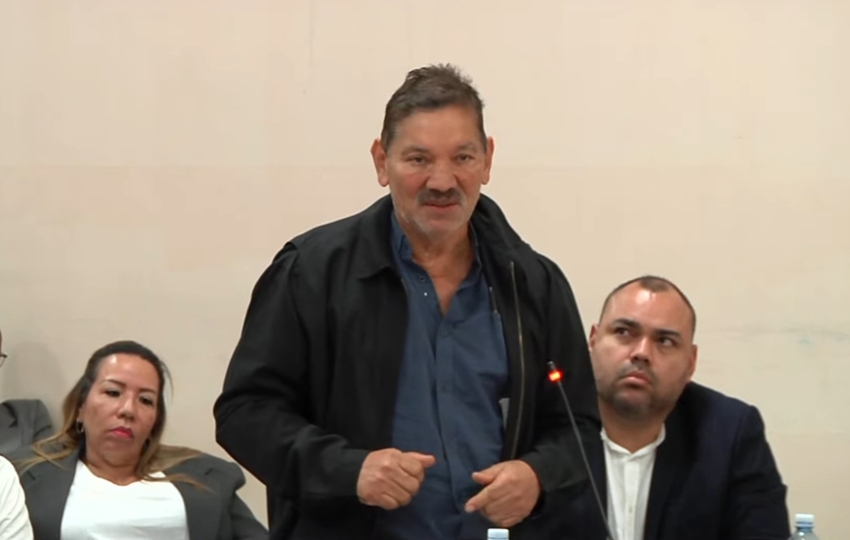 La aprehensión de Genaro López se legalizó este sábado. Foto: Fotograma Youtube
