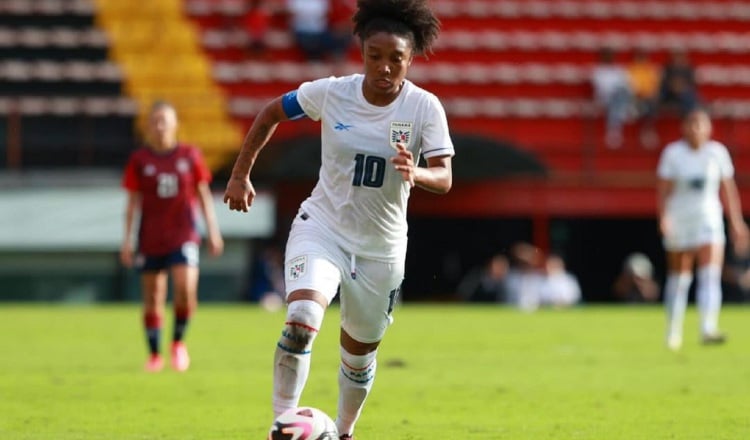 Marta Cox, jugadora de la selección panameña. Foto: FPF