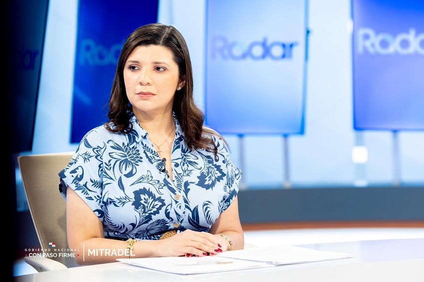 La ministra forma parte de una comisión de alto nivel que ha negociado con las partes en conflicto. Foto: Cortesía Mitradel