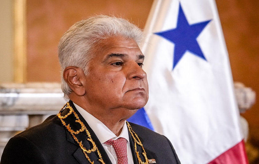 José Rául Mulino, presidente de Panamá. Foto: EFE