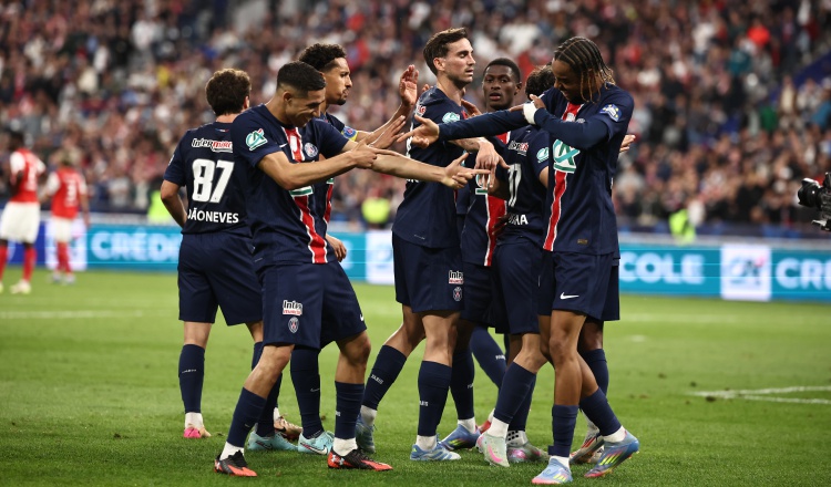 Jugadores del PSG de Francia Foto: EFE