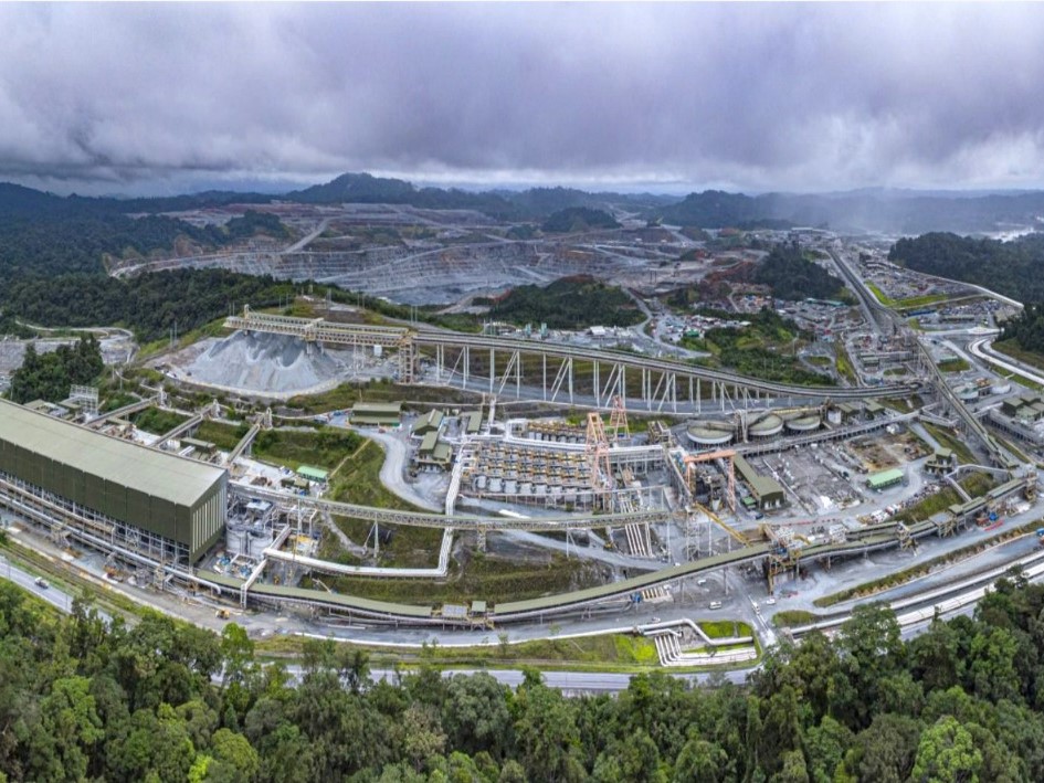 Panorámica de la mina de cobre en Donoso. Foto: Cortesía