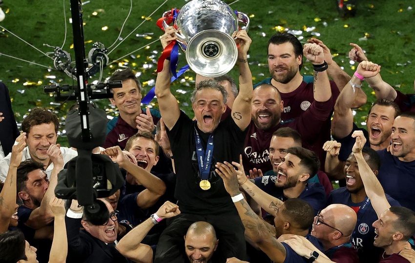 El PSG ganó la primera Champions de su historia de la mano de Luis Enrique. Foto: EFE