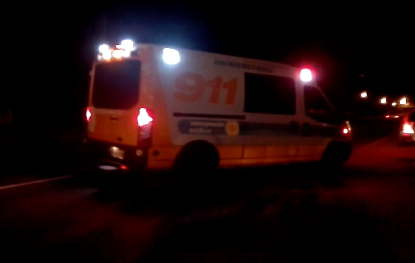 Los paramédicos del SUME trasladaron a la víctima al hospital Nicolás Solano para recibir atención médica. Foto. Eric Montenegro