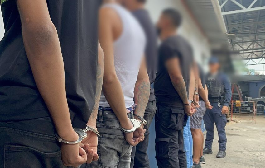 Detenidos en El Chorrillo. Foto: Cortesía