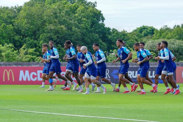 El equipo panameño se ha mantenido entrenando en Penonomé. Foto:FPF