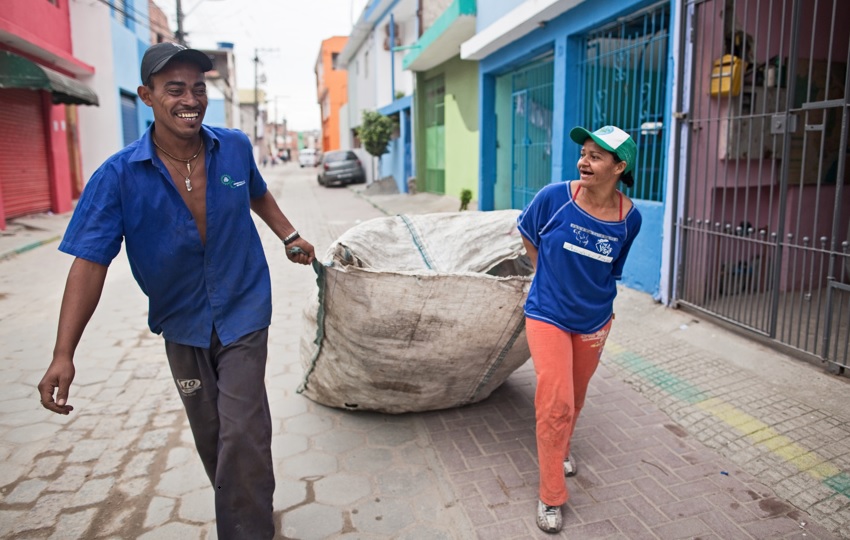 Jornada de reciclaje en Sao Paulo (Brasil). EFE