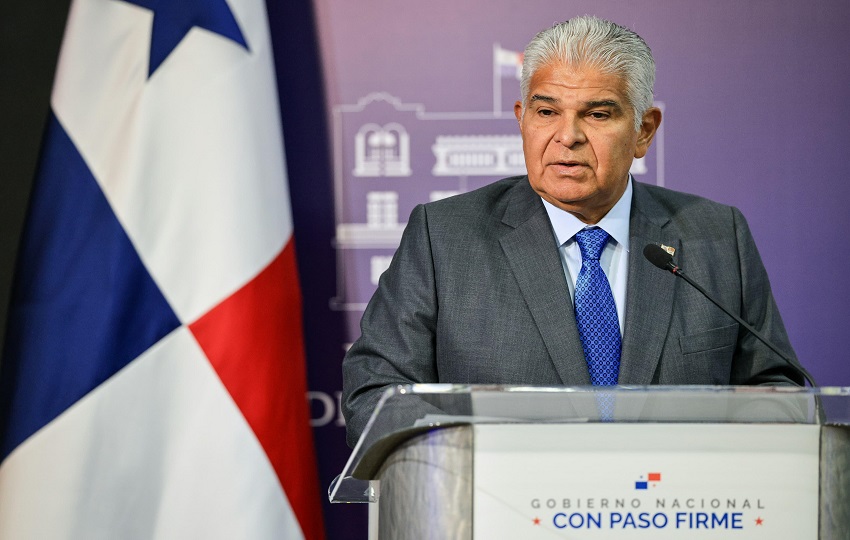 José Raúl Mulino, presidente de Panamá. Foto: Cortesía