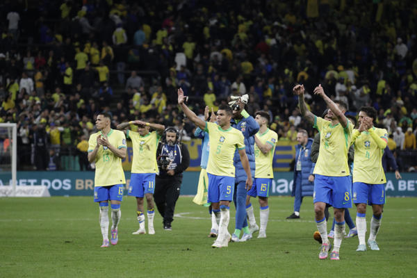 Jugadores de la selección de Brasil. Foto:EFE Jugadores de la selección de Brasil. Foto:EFE