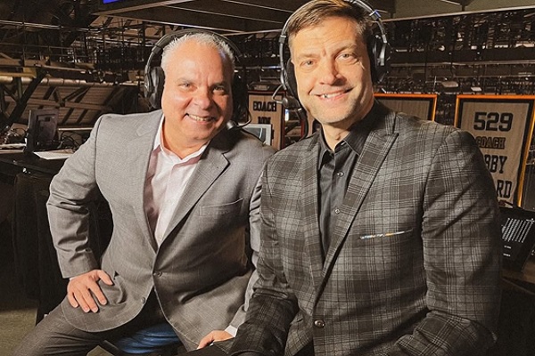 Ernesto Jerez y Fabricio Oberto, de ESPN. Foto: Instagram