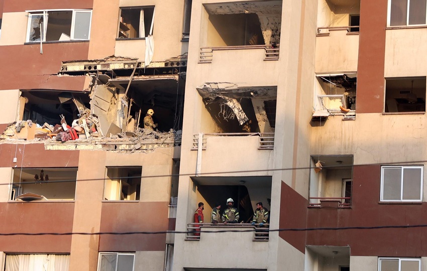 Ataque de Israel a Irán realizado en la madrugada del viernes. Foto: EFE 