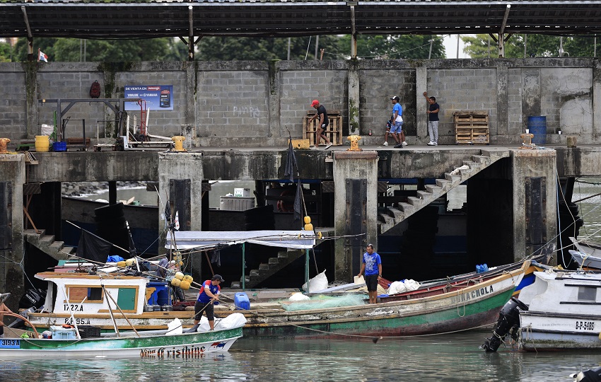 Pescadores en su faena diaria. Foto: EFE