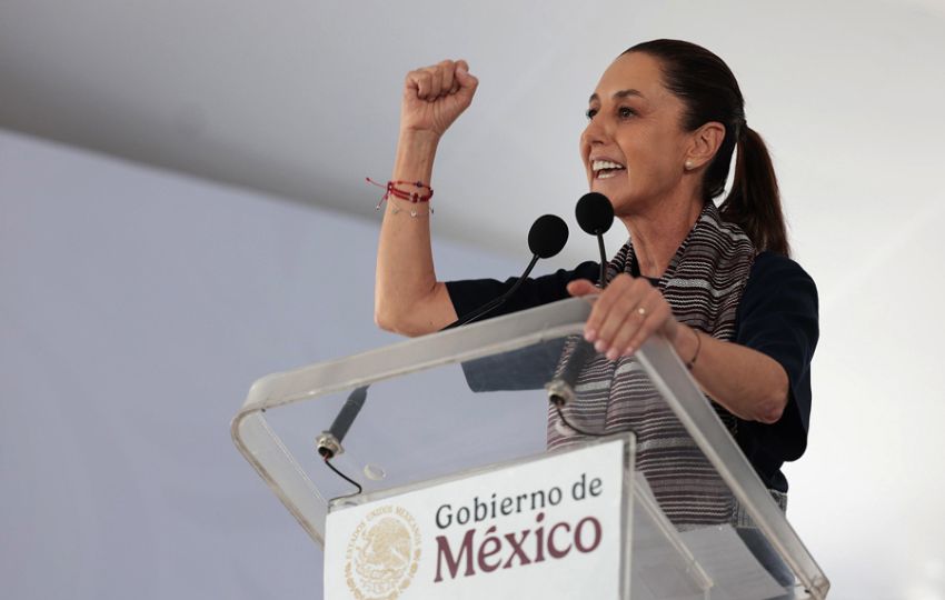 Claudia Sheinbaum, presidenta de México. Foto: EFE