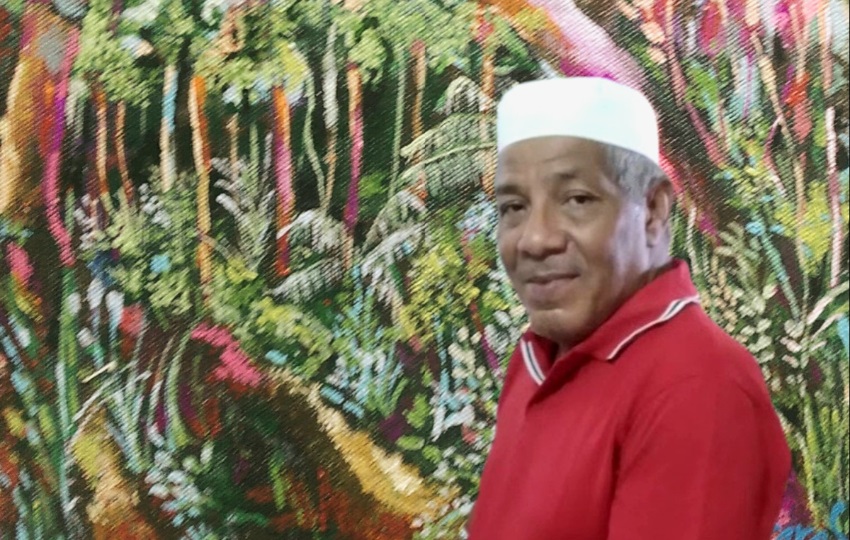 Rubén Contreras, artista plástico y profesor. Foto: Cortesía