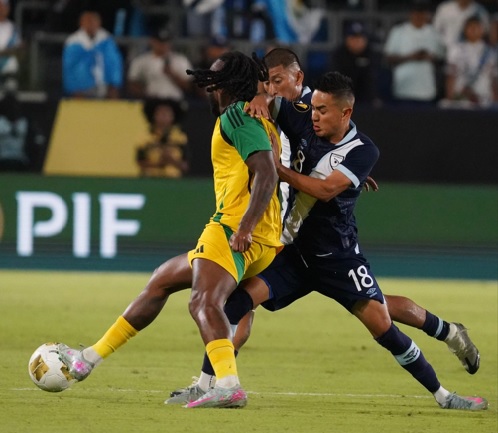 Guatemala venció a Jamaica por 1-0 en la Copa Oro. Foto:@fedefut_oficial 