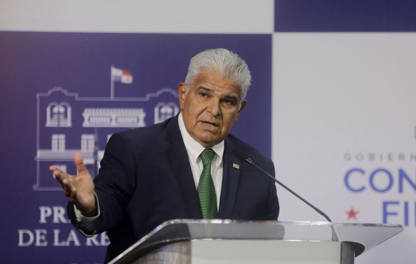 José Raúl Mulino, presidente de la República. Foto: EFE