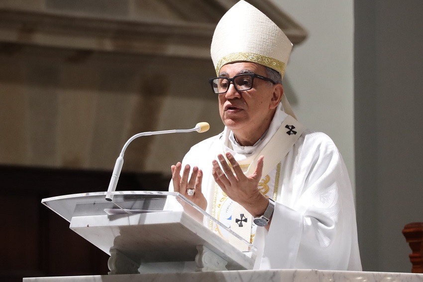 El arzobispo José Domingo Ulloa durante la homilía de la eucaristía dominical. Foto: Arquidiócesis de Panamá El arzobispo José Domingo Ulloa durante la homilía de la eucaristía dominical. Foto: Arquidiócesis de Panamá