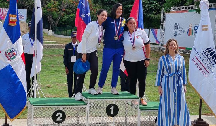 Gisela Cowan Chang, en la modalidad de recurvo, quedó en el segundo lugar en el torneo que se realizó en República Dominicana. Foto: Cortesía