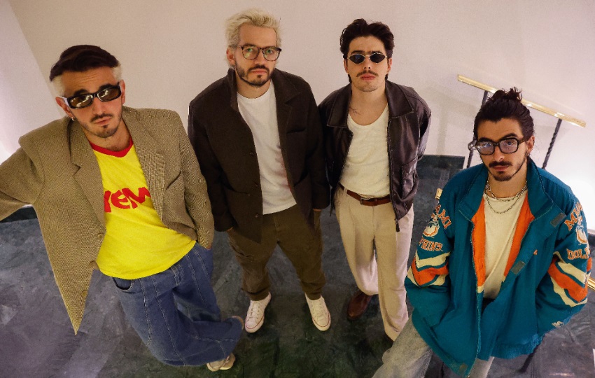 La banda colombiana de pop Morat. Foto: EFE / JP Gandul
